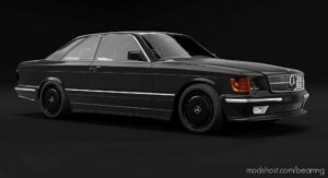 BeamNG Mercedes-Benz Car Mod: W126 560SEC V1.1 0.28 (Image #2)