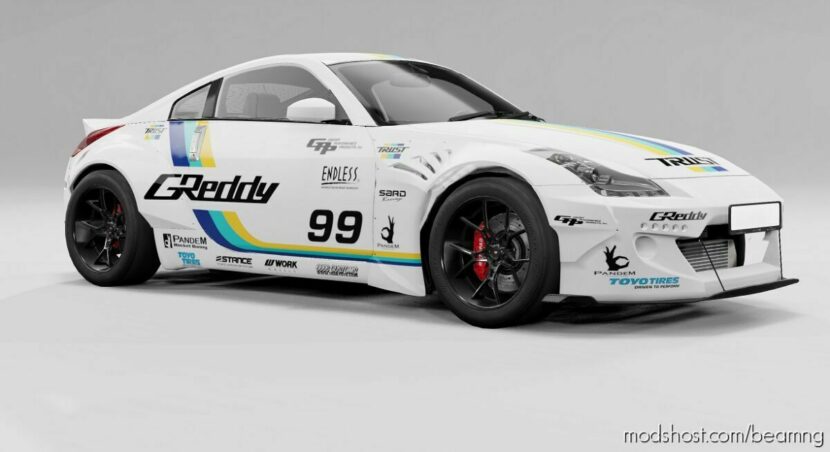 BeamNG Nissan Car Mod: 350Z (Z33) 0.28 (Featured)