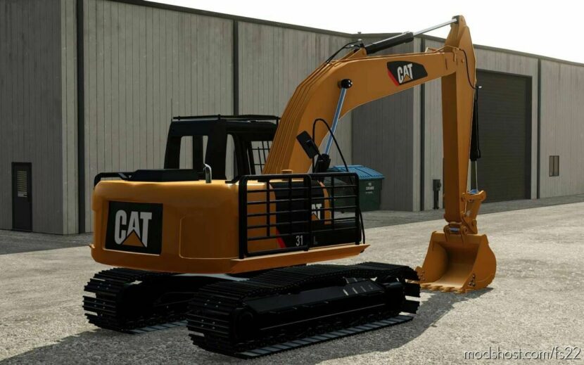 FS22 Caterpillar Forklift Mod: CAT 313D (Featured)