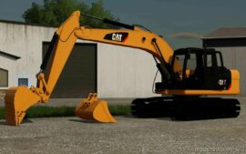 FS22 Caterpillar Forklift Mod: CAT 313D (Image #2)