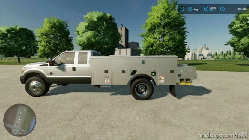 FS22 Ford Mod: F350 Bucket Truck (Featured)