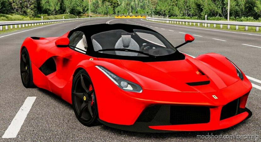 BeamNG Ferrari Car Mod: Laferrari 0.28 (Featured)