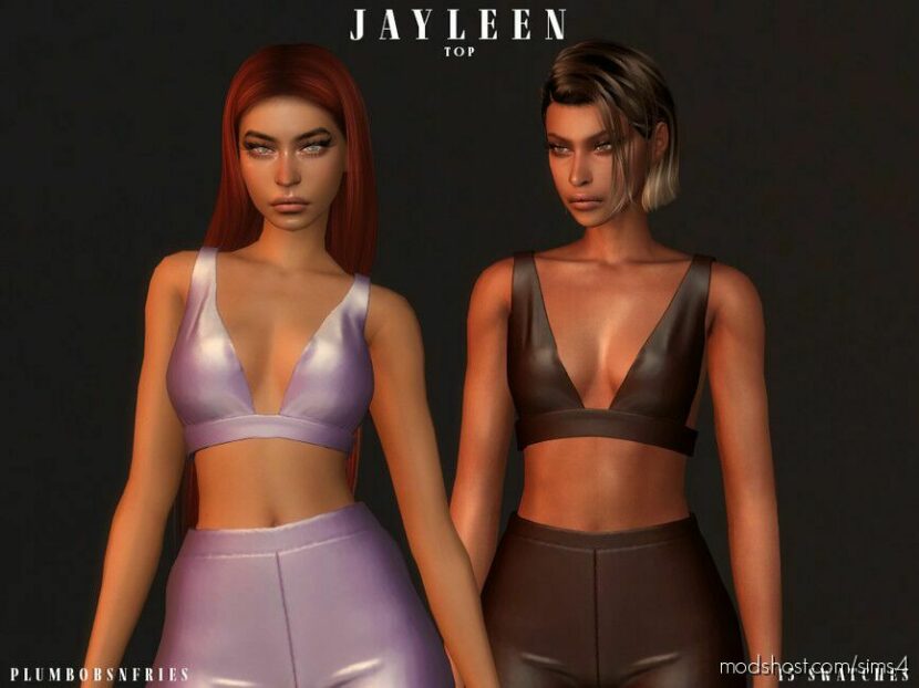 Sims 4 Everyday Clothes Mod: Jayleen TOP (Featured)