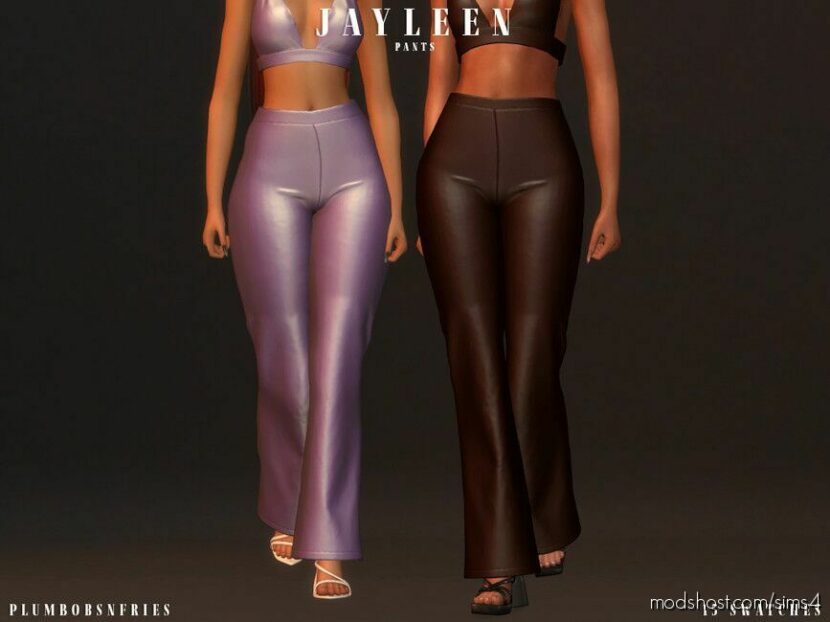 Sims 4 Female Clothes Mod: Jayleen Pants (Featured)