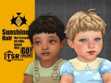 Sims 4 Female Mod: Sunshine Hair (Image #2)