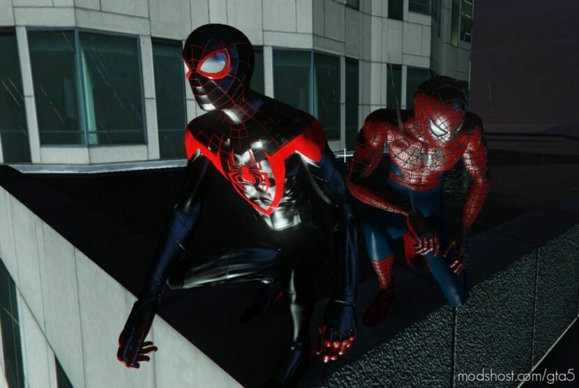 GTA 5 Player Mod: Miles Morales Deluxe Addon PED (Featured)