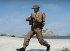 GTA 5 Player Mod: WW2 British Infantry Pack SP / Fivem Addon (Image #5)