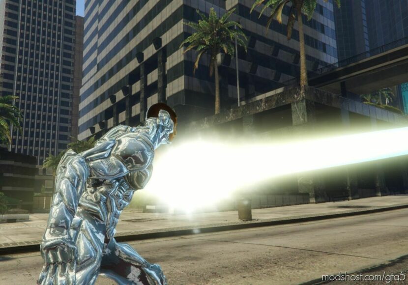 GTA 5 Player Mod: Cyborg Addon PED (Featured)