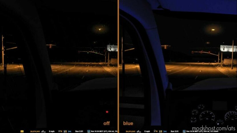 ATS Mod: Interior Cabin Lights V3.2 1.47 (Featured)