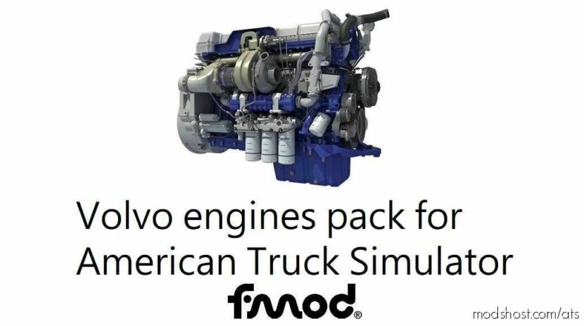 ATS Engines Part Mod: Volvo Engines Pack By Eeldavidgt V1.1 1.47 (Featured)