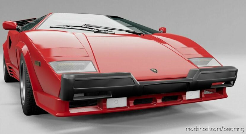 BeamNG Lamborghini Car Mod: Countach V1.3.4 0.28 (Featured)