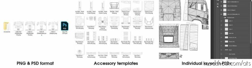 ATS Mod: Complete Trucks & Trailers Template Pack V2.10 1.47 (Featured)