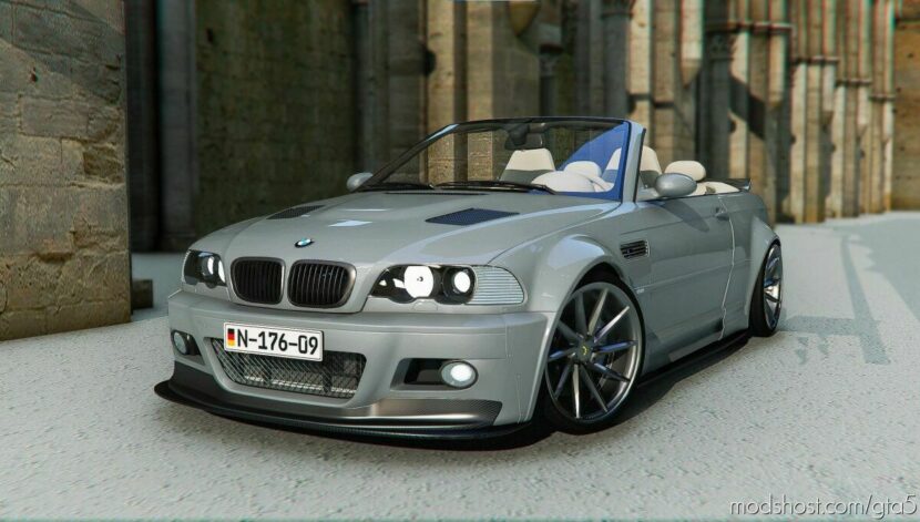 GTA 5 BMW Vehicle Mod: M3 E46 Convertible (Featured)