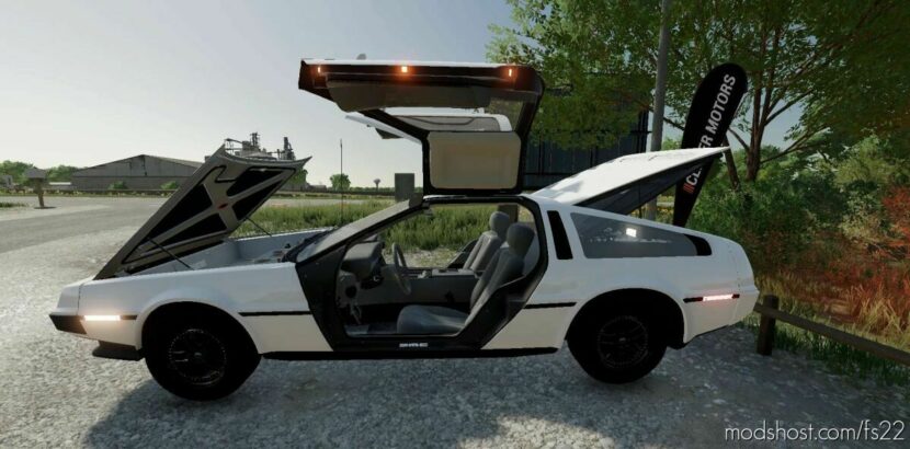 FS22 Vehicle Mod: DMC12 Delorean (Featured)