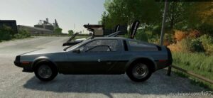 FS22 Vehicle Mod: DMC12 Delorean (Image #7)