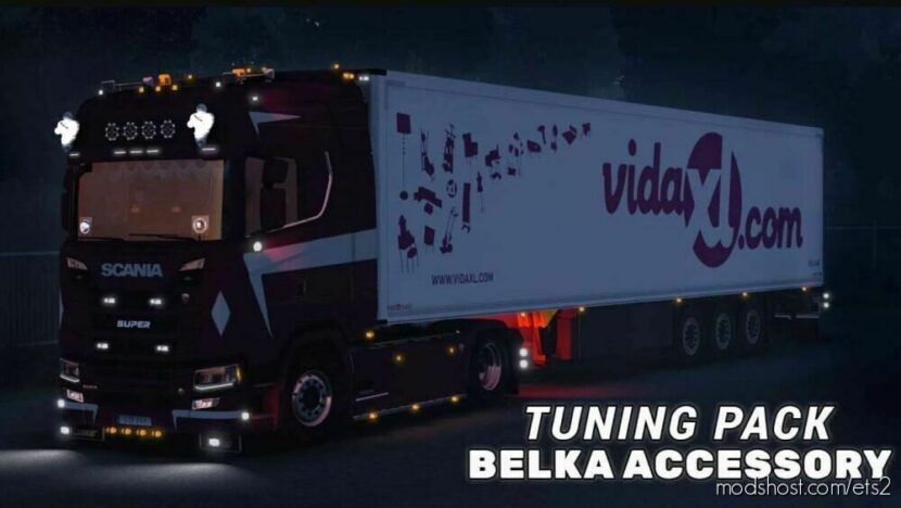 ETS2 Part Mod: BC Belka Tuning Accessory Pack 1.47 (Featured)