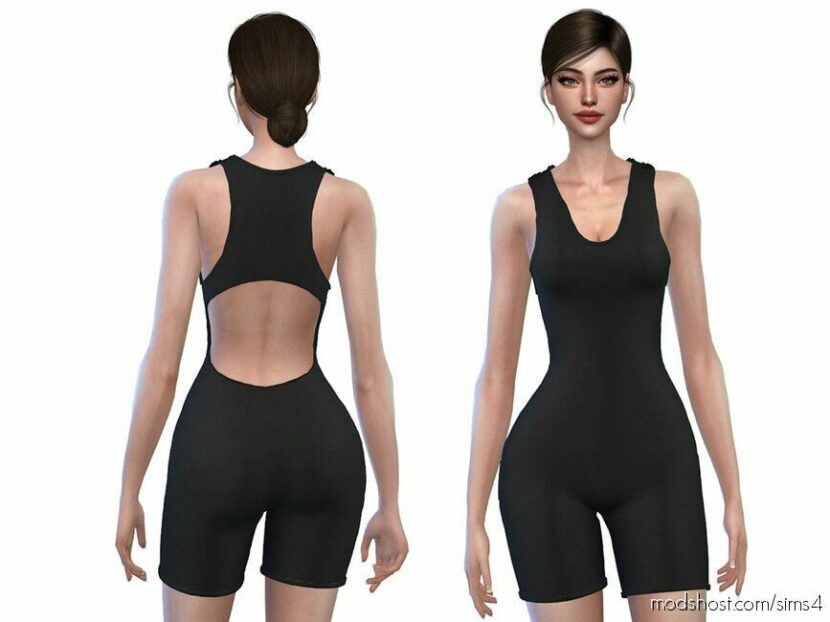 Sims 4 Female Clothes Mod: Babilonia Jumpsuit (Featured)