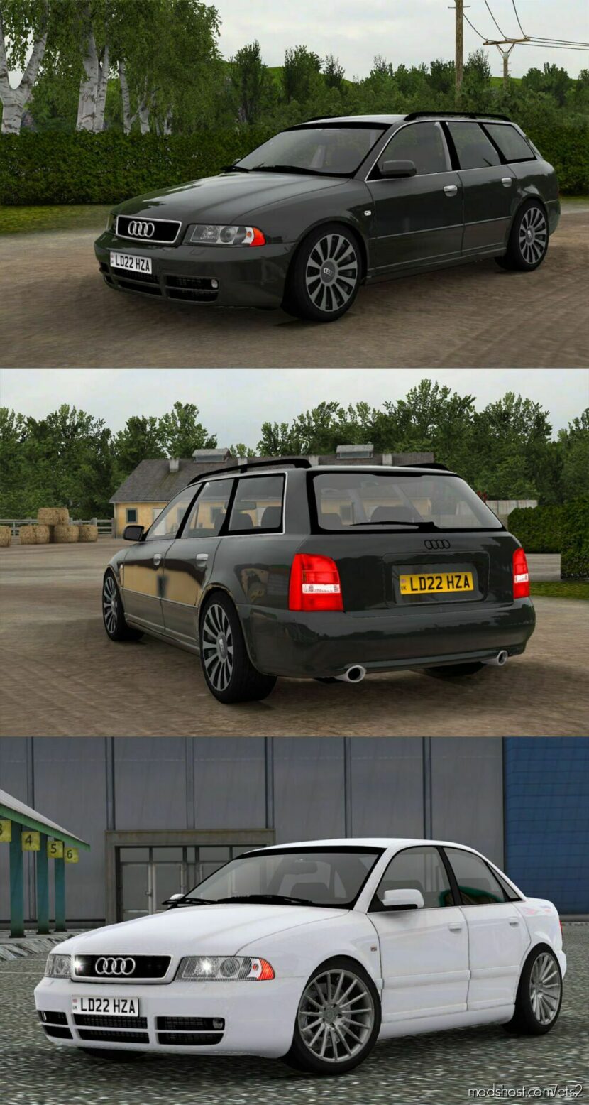 ETS2 Audi Car Mod: S4 B5 V2.5 1.47 (Featured)