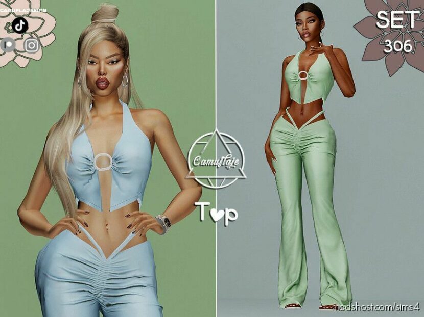 Sims 4 Adult Clothes Mod: SET 306 – TOP (Featured)