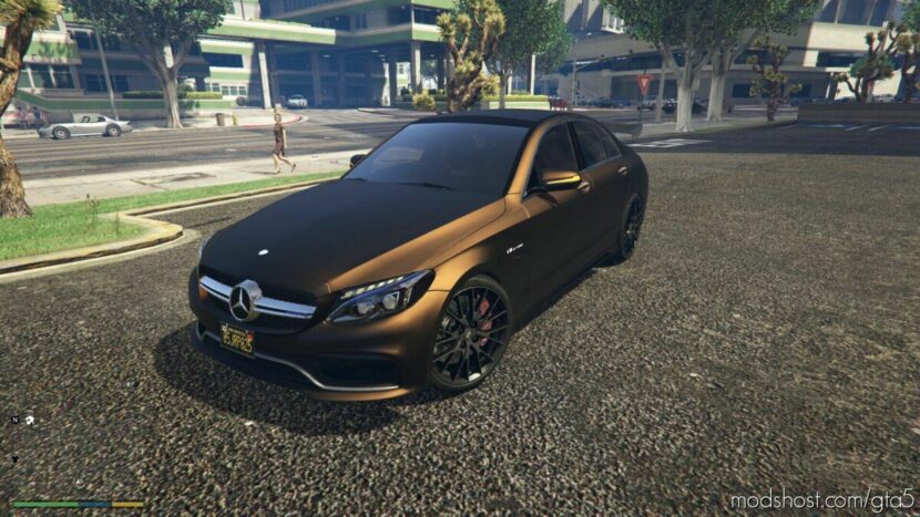 GTA 5 Mercedes-Benz Vehicle Mod: C63S AMG (Featured)