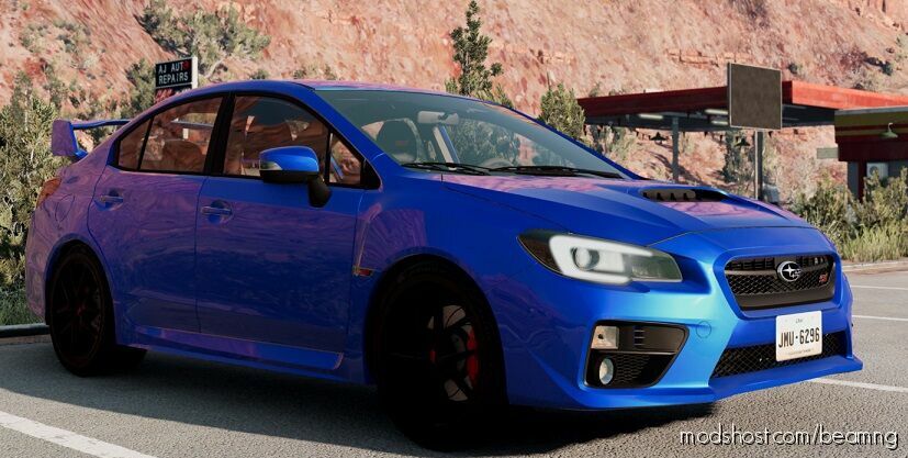 BeamNG Subaru Car Mod: WRX STI 1.5 0.28 (Featured)