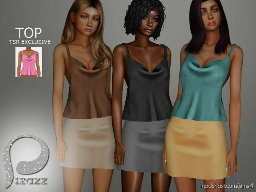 Sims 4 Elder Clothes Mod: Jill Blouse (Featured)