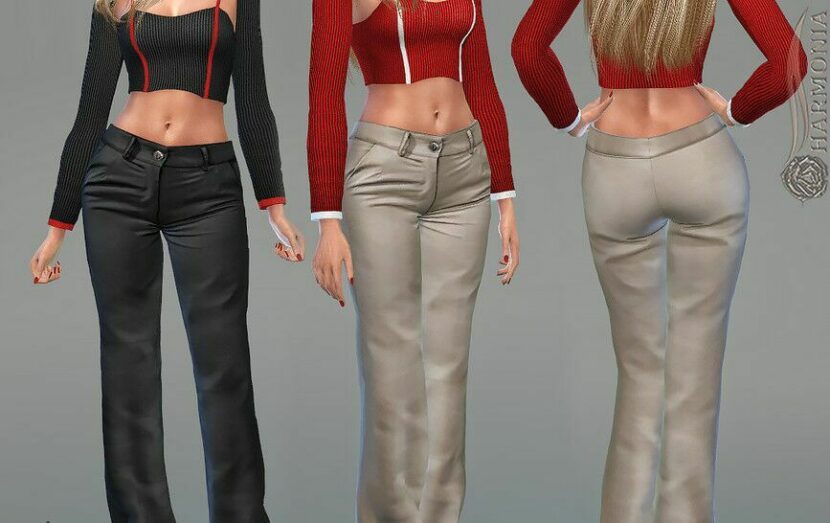 Sims 4 Everyday Clothes Mod: Straight LEG Cargo Trousers (Featured)