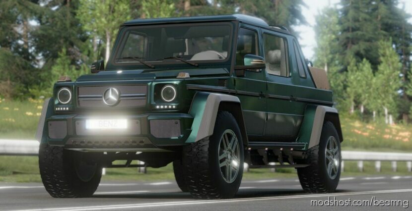 BeamNG Mercedes-Benz Car Mod: Mercedes G650 0.28 (Featured)