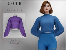 Sims 4 Teen Clothes Mod: Chordoftherings Sweatshirt T-422 (Featured)