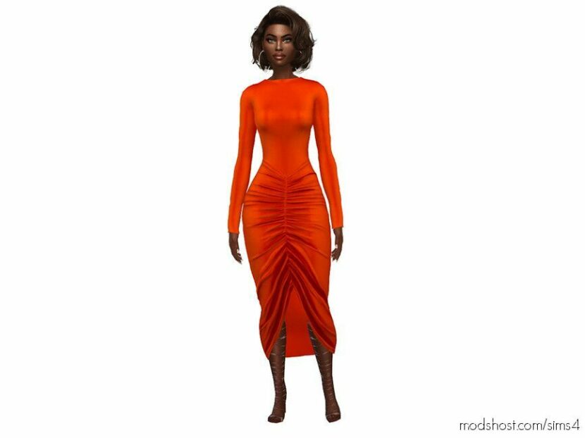 Sims 4 Adult Clothes Mod: Daria Dress (Featured)