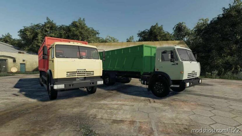 FS22 Kamaz Mod: Grain Truck 65115/65117 V2.5.8 (Featured)