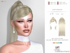 Sims 4 Female Mod: Natasha (Hairstyle) (Featured)