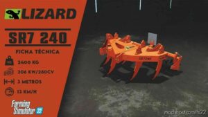 FS22 Cultivator Mod: Lizard SR7 240 V1.1 (Image #3)