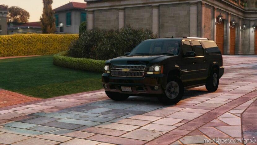 GTA 5 Chevrolet Vehicle Mod: Suburban ’08 Add-On | Tuning V1.1 (Featured)