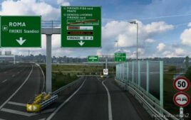 ETS2 ProMods Map Mod: Italy Sign Rework - Promods Addon V2.5 (Image #3)