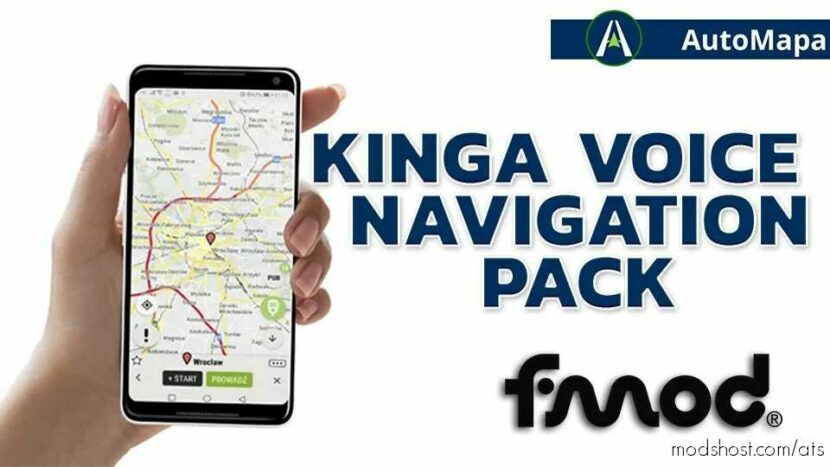 ATS Navigation Sound Mod: Kinga Voice Navigation Pack V2.1 (Featured)