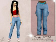 Sims 4 Teen Clothes Mod: Sl Pants 24 (Featured)