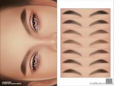 Sims 4 Female Hair Mod: Eyebrows N83 (Featured)