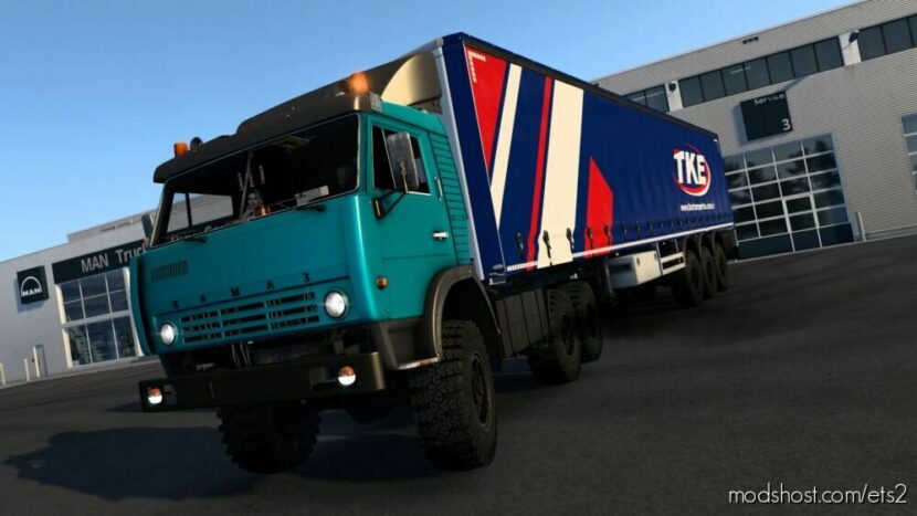 ETS2 Kamaz Truck Mod: 4410 Off-Road 1.47 (Featured)