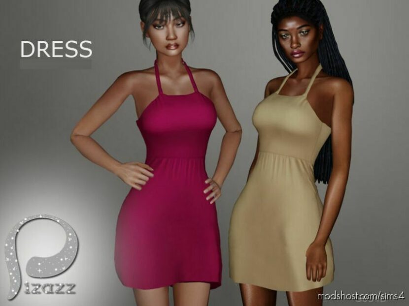 Sims 4 Adult Clothes Mod: Silk Summer Dress V2 (Featured)