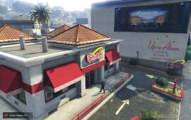 GTA 5 Script Mod: Restaurants (With A Small Cutscene) (Image #2)