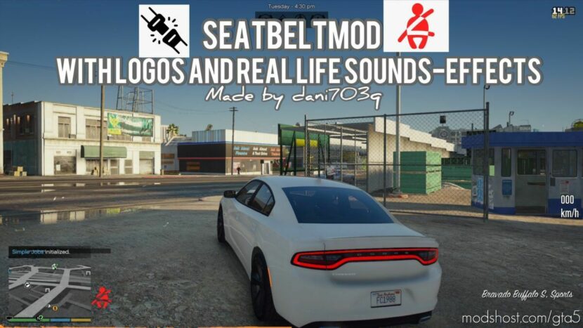 GTA 5 Script Mod: Seatbeltv (Controller Support + Configureable) V2.4 (Featured)