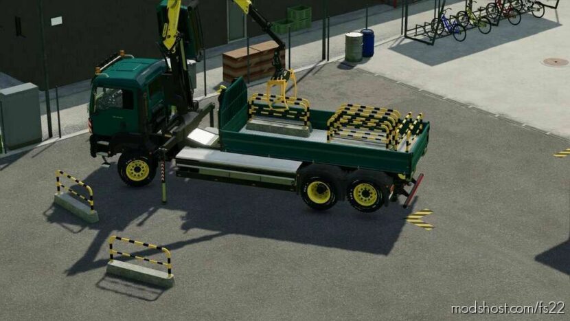 FS22 Placeable Mod: Mobile Barrier (Featured)