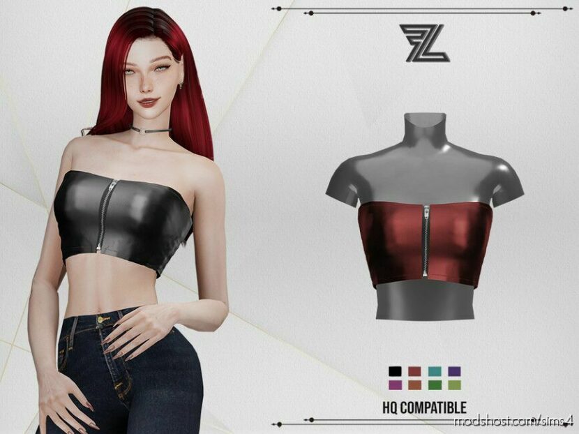 Sims 4 Everyday Clothes Mod: Sadie TOP (Featured)