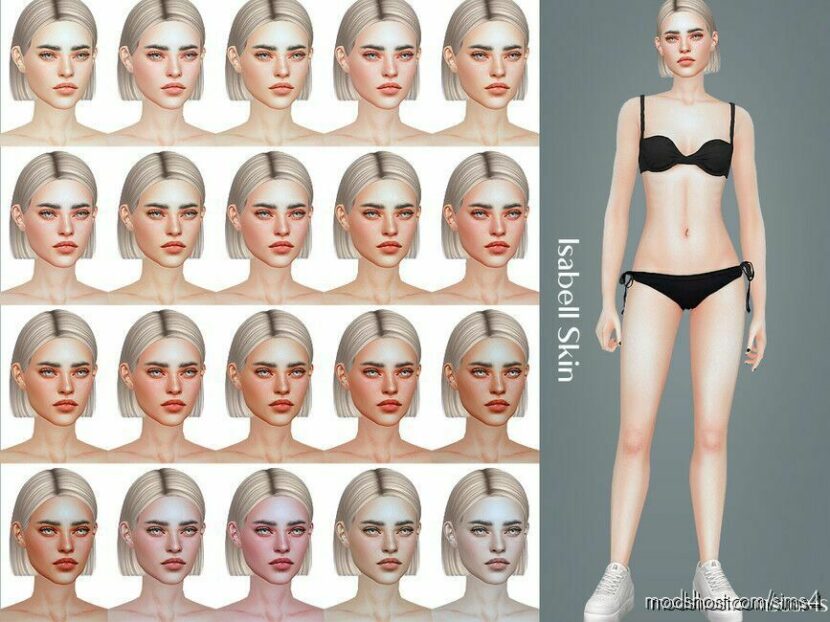 Sims 4 Female Skintone Mod: Isabell Skin (Featured)