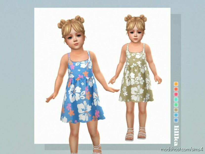 Sims 4 Kid Clothes Mod: Alani Dress (Featured)