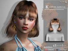 Sims 4 Female Mod: Klarisse Hairstyle (Featured)