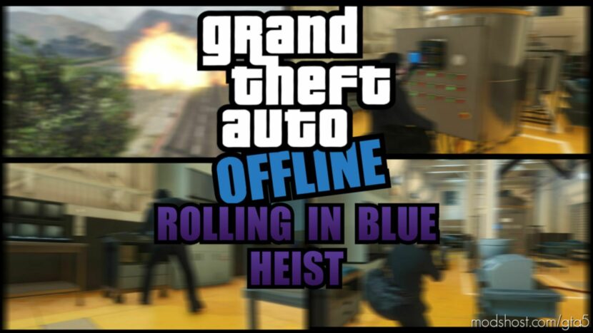 GTA 5 Script Mod: Grand Theft Auto Offline: Rolling In Blue Meth LAB Heist (Featured)