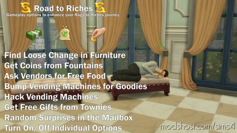 Sims 4 Mod: The Road to Riches (Featured)