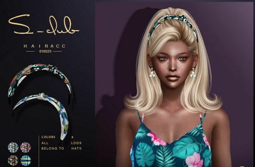 Sims 4 Female Accessory Mod: Sclub TS4 Simxties ACC 010523 (Featured)